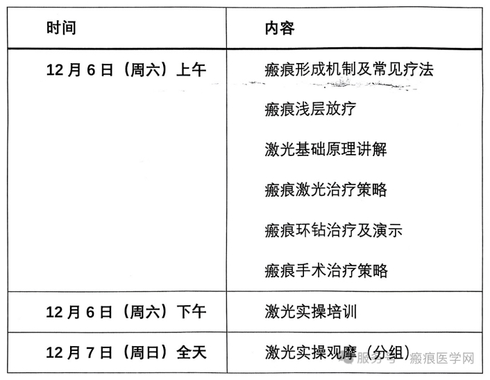 第二期瘢痕激光综合治疗培训班（科美论坛）开始报名 | 会议通知